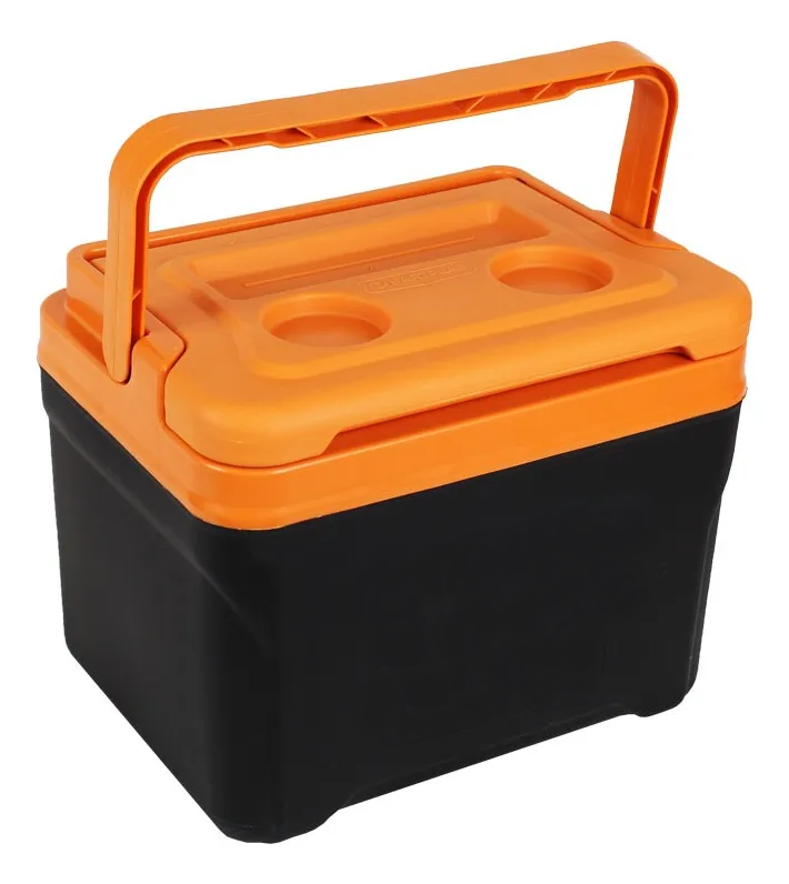Hielera 9qt, 8.5L Negro/Naranja