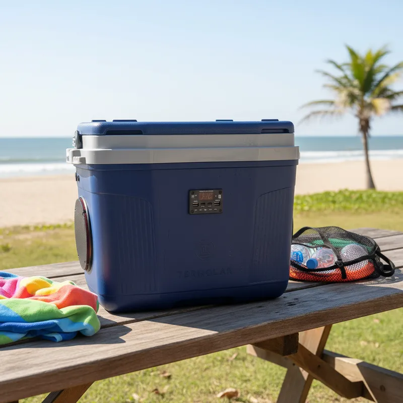 Hielera 48 latas Azul