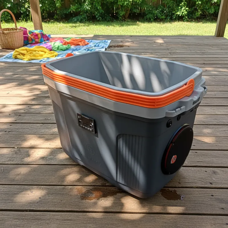 Hielera 48 latas Gris